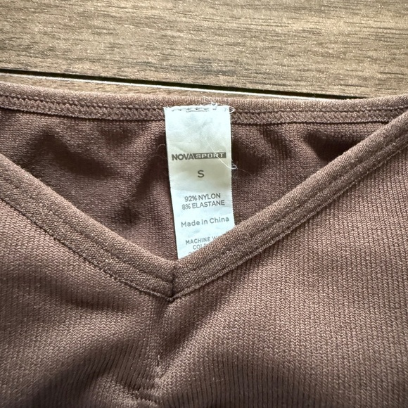 Fashion Nova | Small | Seamless Ribbed 2-Piece Set – Chocolate Brown - Picture 6 of 8